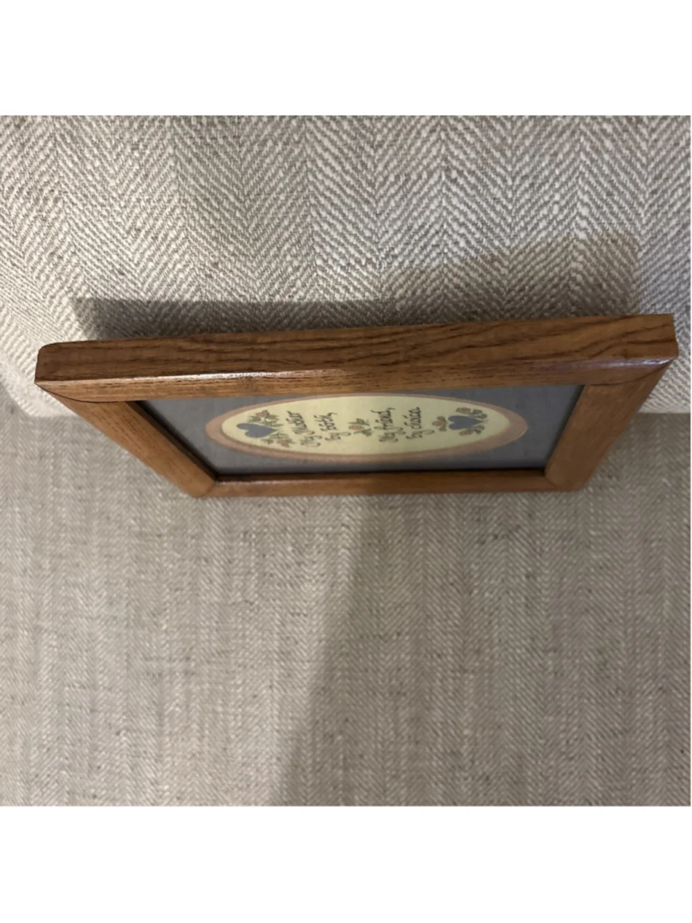 Framed Sentimental Piece Mother Country Decor 6.5”x8.5”